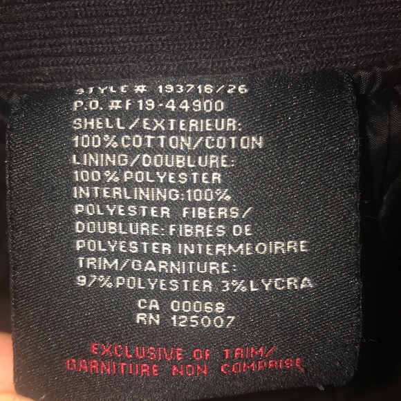 XL Vintage tough duck vest in black - Picture 4 of 4